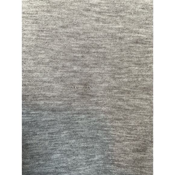 Athleta gray long sleeve top ruched solid neutral lightweight stretchy Size S - Picture 5 of 8